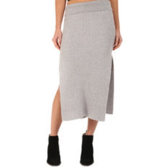 FREE PEOPLE -FELIX RIBBED SKIRT - Picture 1 of 6